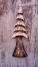 Load image into Gallery viewer, 26 inch Wall-Hanging Tree | California Pine Chainsaw Carving | Artist Jess Alice
