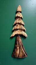 Load image into Gallery viewer, 26 inch Wall-Hanging Tree | California Pine Chainsaw Carving | Artist Jess Alice