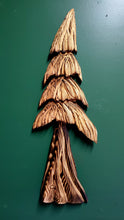 Load image into Gallery viewer, 30 inch Wall-Hanging Tree| California Pine Chainsaw Carving | Artist Jess Alice