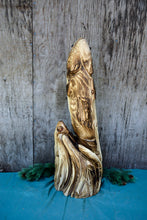 Load image into Gallery viewer, 2ft Jumping Fish Out of Water - Chainsaw Carved Wood Sculpture