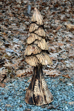 Load image into Gallery viewer, 30.5" 3D- Tree Chainsaw Carving | California Cedar Wood Sculpture| Artist & Carver Jess Alice