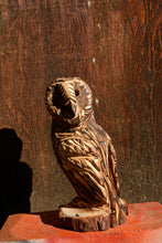Load image into Gallery viewer, 13 Inch Barn Owl Chainsaw-Carving | Rustic Wood Home Decor