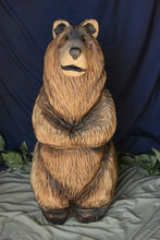 Load image into Gallery viewer, Fun and Versatile 3ft Chubby Chainsaw Carved Bear for Outdoor Entertainment