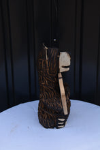 Load image into Gallery viewer, 13-Inch Chainsaw Carved Bear with Interchangeable 'Lake Life' Sign
