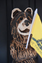 Load image into Gallery viewer, 12-inch Mini Marshmallow/Flag/Fishing Stick Holding Bear