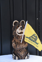 Load image into Gallery viewer, 12-inch Mini Marshmallow/Flag/Fishing Stick Holding Bear