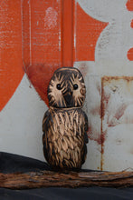 Load image into Gallery viewer, 11 Inch Barn Owl Chainsaw-Carving | Rustic Wood Home Decor