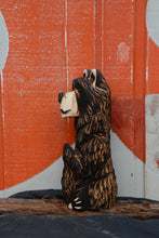 Load image into Gallery viewer, 13-Inch Chainsaw Carved Bear with Interchangeable 'F OFF' Sign
