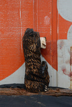 Load image into Gallery viewer, 13-Inch Chainsaw Carved Bear with Interchangeable 'F OFF' Sign
