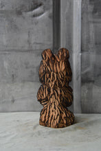 Load image into Gallery viewer, 10" Mini Customizable Bear – Chainsaw Carved Wood Sculpture by Jess Alice