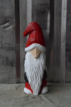 Load image into Gallery viewer, 23" Christmas Tree Scene with Santa, Snowman, & Presents – Handcrafted Chainsaw Carved Holiday Decor