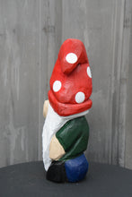 Load image into Gallery viewer, 19-Inch Hand-Painted Cedar Garden Gnome – Chainsaw Carved Sculpture for Indoor & Outdoor Decor (Copy) (Copy) (Copy)