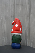 Load image into Gallery viewer, 19-Inch Hand-Painted Cedar Garden Gnome – Chainsaw Carved Sculpture for Indoor & Outdoor Decor (Copy) (Copy) (Copy)