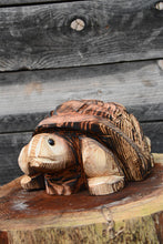 Load image into Gallery viewer, 12x7-Inch Chainsaw Carved Small Tortoise Sculpture