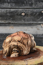 Load image into Gallery viewer, 12x7-Inch Chainsaw Carved Small Tortoise Sculpture