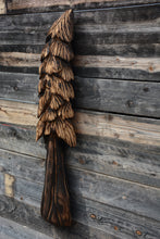 Load image into Gallery viewer, 39" x 10" Wall-Hanging Tree Chainsaw Carving Wood Sculpture (Copy)
