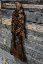 Load image into Gallery viewer, 38"x12" Wall-Hanging Double Tree "Welcome" Chainsaw Carved Wood Sculpture