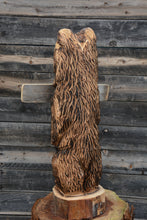 Load image into Gallery viewer, 33" x 10" Chainsaw Carved Sign Bear – "F-OFF" Funny Sign | Additional Signs Sold Separately