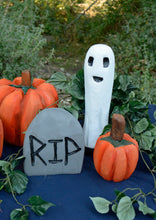 Load image into Gallery viewer, 16" Chainsaw Carved White Ghost | Unique California Cedar Wood Sculpture by Artist Jess Alice"