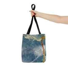 Load image into Gallery viewer, Tote Bag | Reusable Grocery Shopping Bag | Artist Jess Alice | Abstract Macro Rock Art "Ocean Sky" - Jess Alice