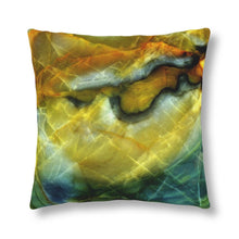 Load image into Gallery viewer, Waterproof Outdoor Pillow | Abstract Macro Rock Art "Reflection" | Artist Jess Alice | Exterior Polyester Accent Cushion - Jess Alice