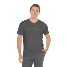 Load image into Gallery viewer, My heart belongs in the mountains T-shirt | Unisex Jersey Short Sleeve Tee | Mountain Heartbeat Shirt