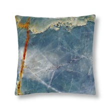 Load image into Gallery viewer, Throw Pillow | Abstract Macro Rock Art "Ocean Sky" | Artist Jess Alice | Couch Cushion - Jess Alice