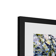 Load image into Gallery viewer, "Purple" Abstract Macro Rock Photography | Framed & Mounted Fine Art Print | Artist Jess Alice - Jess Alice