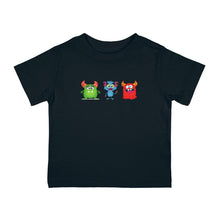 Load image into Gallery viewer, Infant Clothing | Cotton Jersey Tee | 3 Cute Color Monsters | Educational Clothing | Fun T-Shirt for Kids. - Jess Alice