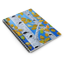 Load image into Gallery viewer, Spiral Notebook Ruled-Line | Artist Jess Alice | “Blue Fall” Acrylic Landscape Painting Printed on Journal - Lined Paper - Jess Alice