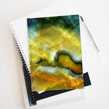 Load image into Gallery viewer, Hardcover Ruled-Line Journal | Artist Jess Alice | "Reflection" Macro Rock Abstract Hardcover Notebook - Lined Paper Interior - Jess Alice