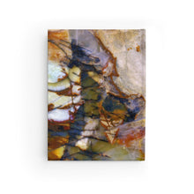 Load image into Gallery viewer, Blank Pages | Hardcover Notebook | Artist Sketchbook | Journal | "River Glass" Macro Abstract Rock Print | Artist Jess Alice - Jess Alice