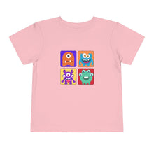 Load image into Gallery viewer, Toddler Clothing | Educational Interactive Tee | Cute 1 2 3 4 Monster Color Block T-shirt - Jess Alice