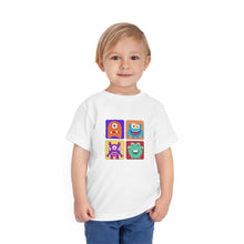 Load image into Gallery viewer, Toddler Clothing | Educational Interactive Tee | Cute 1 2 3 4 Monster Color Block T-shirt - Jess Alice