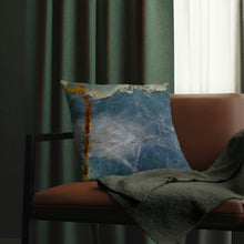 Load image into Gallery viewer, Throw Pillow | Abstract Macro Rock Art "Ocean Sky" | Artist Jess Alice | Couch Cushion - Jess Alice