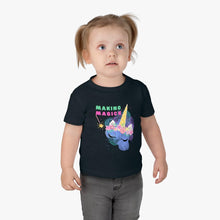 Load image into Gallery viewer, Infant Clothing | Short Sleeve T-shirt | "Making Magick" Unicorn | Cotton Tee - Jess Alice