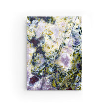 Load image into Gallery viewer, Blank Pages | Hardcover Notebook | Art Sketchbook| Journal | "Purple" Macro Abstract Rock Print | Artist Jess Alice - Jess Alice