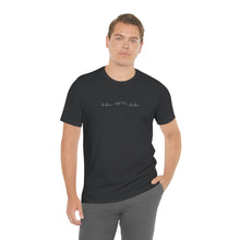 Load image into Gallery viewer, My heart belongs in the mountains T-shirt | Unisex Jersey Short Sleeve Tee | Mountain Heartbeat Shirt