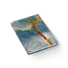 Load image into Gallery viewer, Hardcover Ruled-Line Journal | Artist Jess Alice | "Ocean Sky" Macro Rock Abstract Hardcover Notebook - Lined Paper Interior - Jess Alice