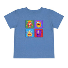 Load image into Gallery viewer, Toddler Clothing | Educational Interactive Tee | Cute Color Block Monsters 1 2 3 4 T-shirt - Jess Alice