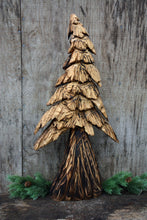Load image into Gallery viewer, 28.5" Wall-Hanging Tree Chainsaw Carving Sculpture | Raw California Cedar Wood Carved Artwork | Artist & Carver Jess Alice - Jess Alice