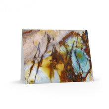 Load image into Gallery viewer, Greeting Cards | "River Glass" Macro Rock Abstract | Blank Cards (8 pk) - Jess Alice