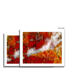 Load image into Gallery viewer, Metallic Fine Art Print | "Red River" Abstract Macro Rock Photograph | Artist Jess Alice - Jess Alice