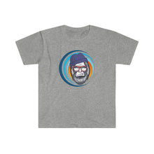 Load image into Gallery viewer, Hipster Big Foot Head Graphic Tee | Sasquatch in beanie and glasses| Unisex Soft style T-Shirt - Jess Alice