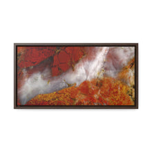 Load image into Gallery viewer, Framed Gallery Wrapped Canvas | " Red River" Abstract Macro Rock Photography | Artist Jess Alice - Jess Alice