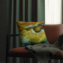 Load image into Gallery viewer, Waterproof Outdoor Pillow | Abstract Macro Rock Art "Reflection" | Artist Jess Alice | Exterior Polyester Accent Cushion - Jess Alice