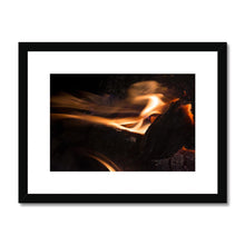Load image into Gallery viewer, "Smooth Flame" Framed & Mounted Fine Art Print | Artist Jess Alice | Fire Photography - Jess Alice