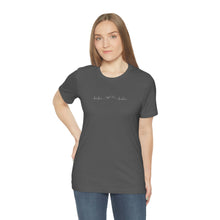 Load image into Gallery viewer, My heart belongs in the mountains T-shirt | Unisex Jersey Short Sleeve Tee | Mountain Heartbeat Shirt