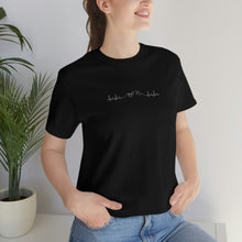 Load image into Gallery viewer, My heart belongs in the mountains T-shirt | Unisex Jersey Short Sleeve Tee | Mountain Heartbeat Shirt