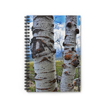 Load image into Gallery viewer, Spiral Notebook Ruled-Line | Artist Jess Alice | “Meadow Aspen” Photograph Printed on Journal Cover - Lined Paper Interior - Jess Alice